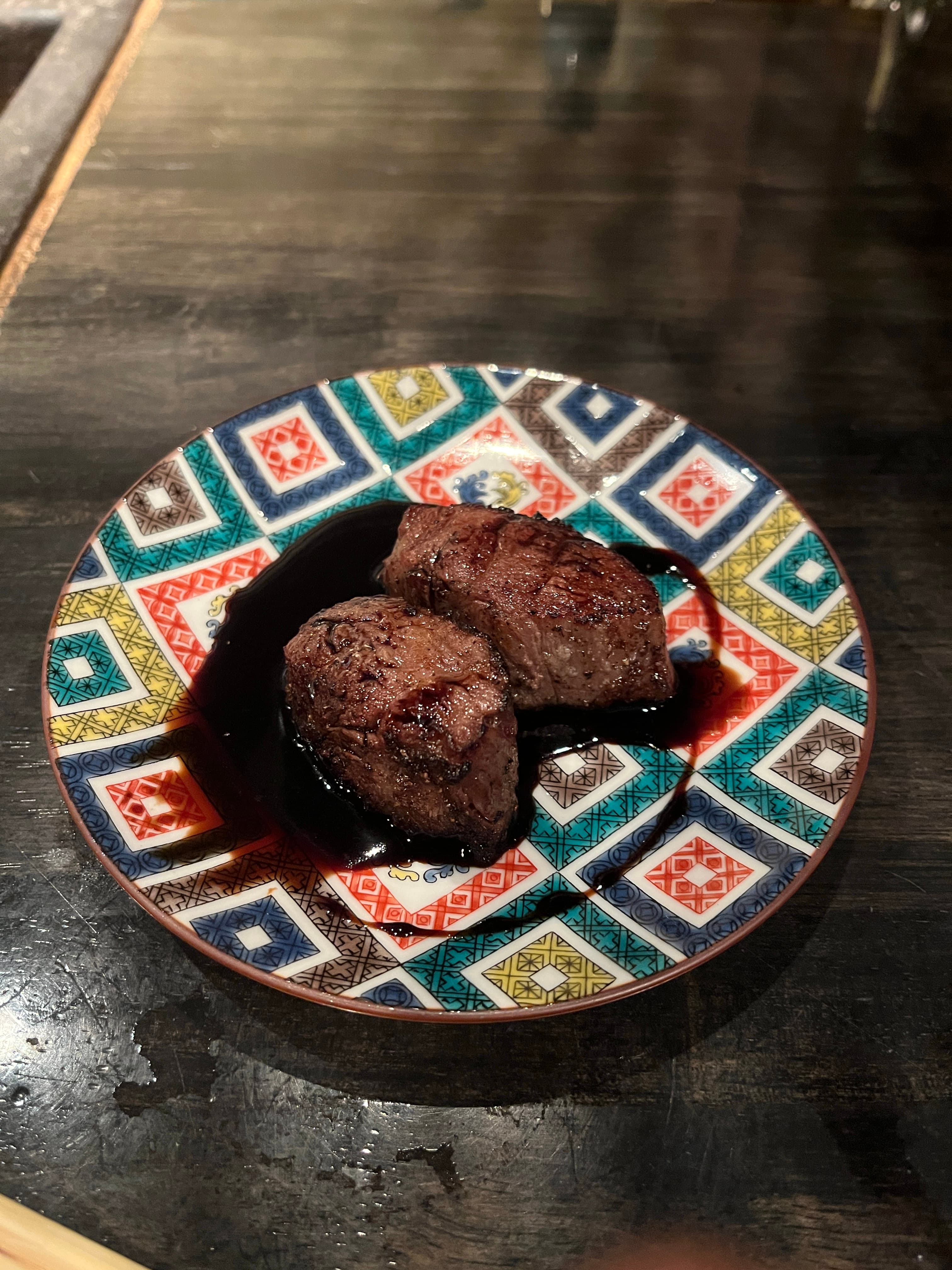 Filet mignon with balsamic