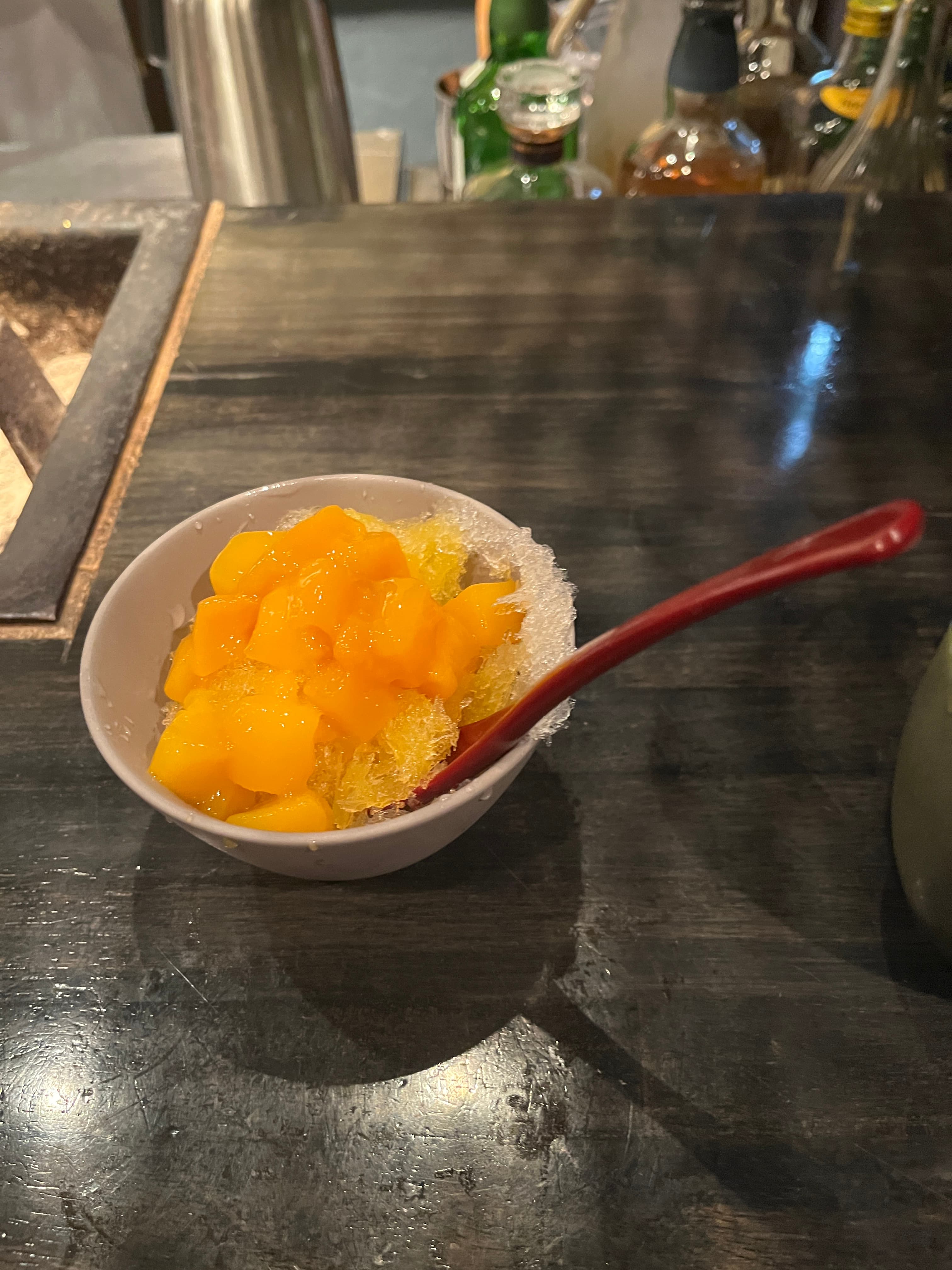 Mango shaved ice