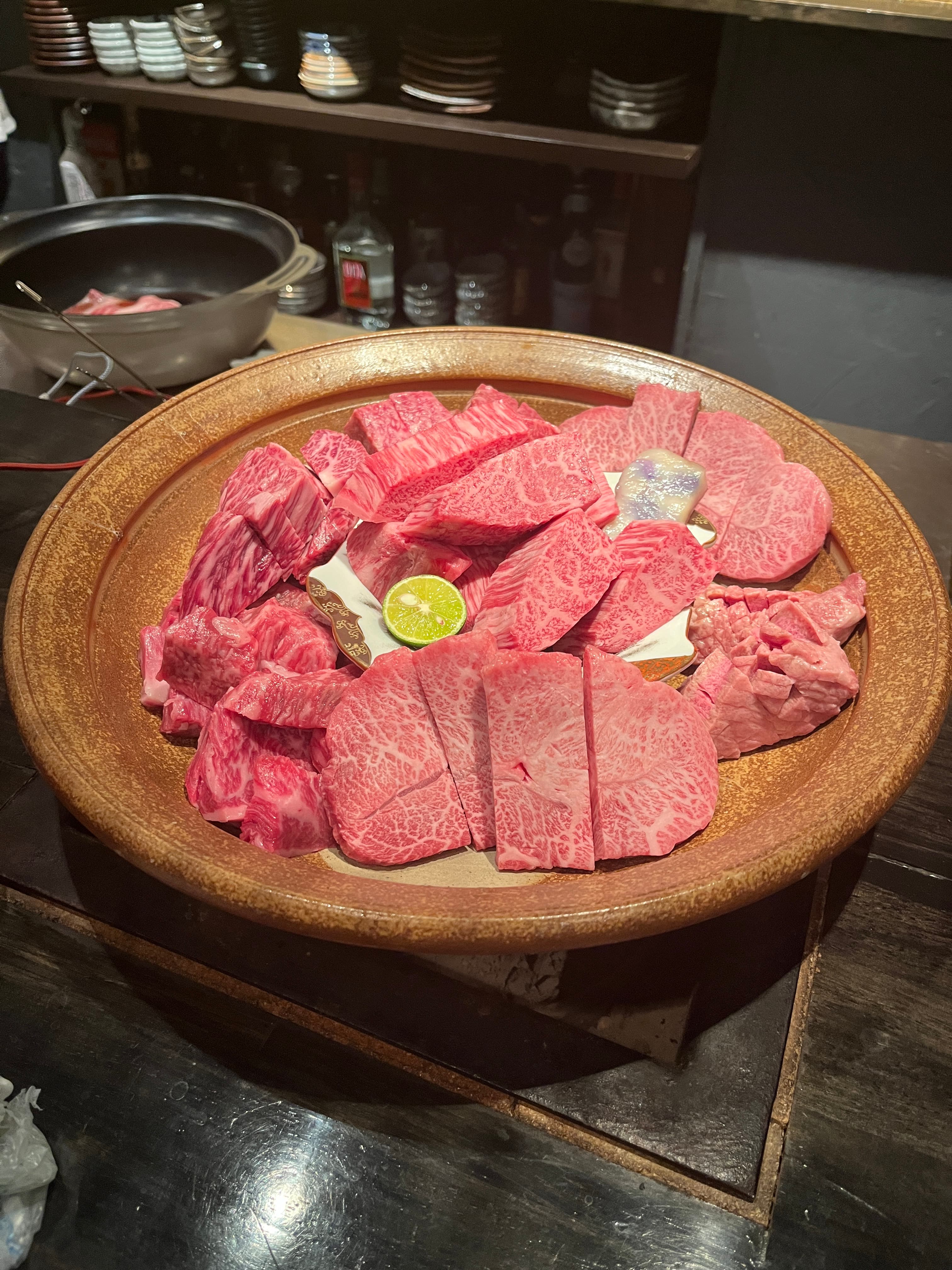 Deconstructed kobe beef